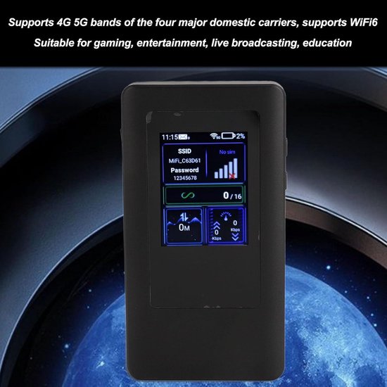 Mobiele Hotspot 5G met WiFi6 en 10000mAh batterij