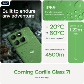Motorola Edge 60 Pro smartphone - Shamrock Green