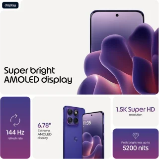 Motorola edge 70 fusion violet