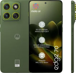 Motorola Edge 70 Smartphone 512GB Bronze Green