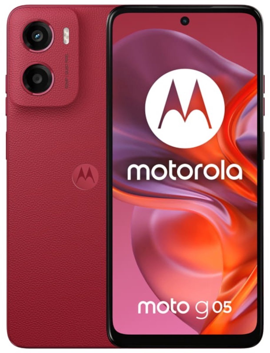 Wat vinden we goed aan de Motorola moto G05 256GB Rood