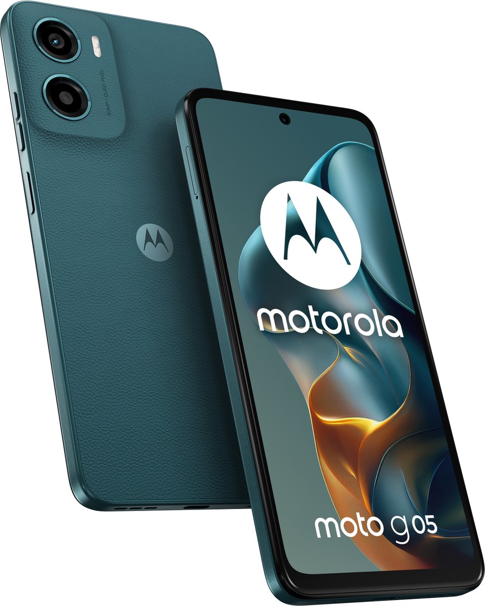 De Motorola Moto G05 4GB/64GB Forest Green in één oogopslag