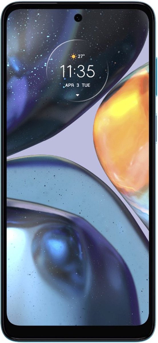 Motorola Moto G22 Dual SIM 64GB Zwart Blauw