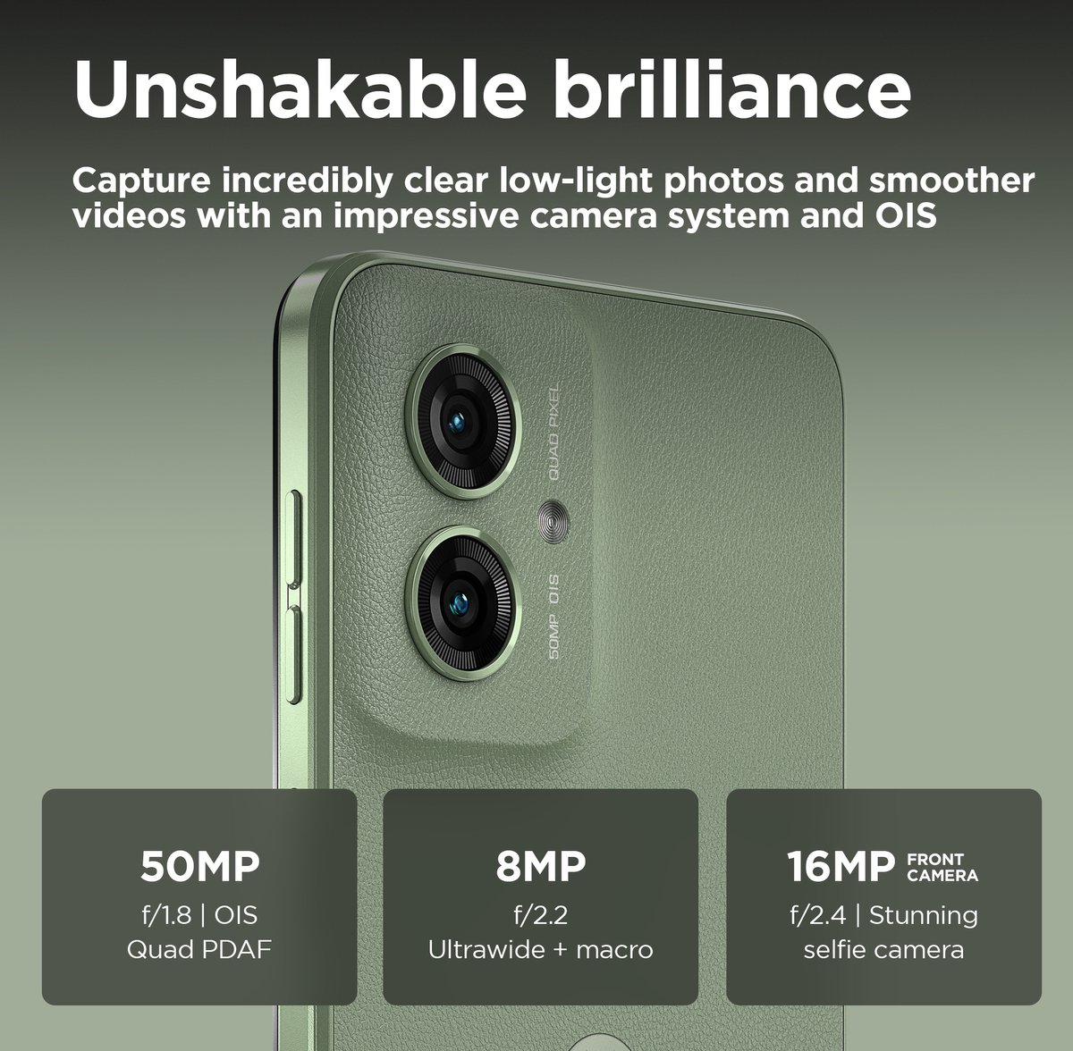 Motorola Moto G55 5G 8GB 256GB Smokey Green