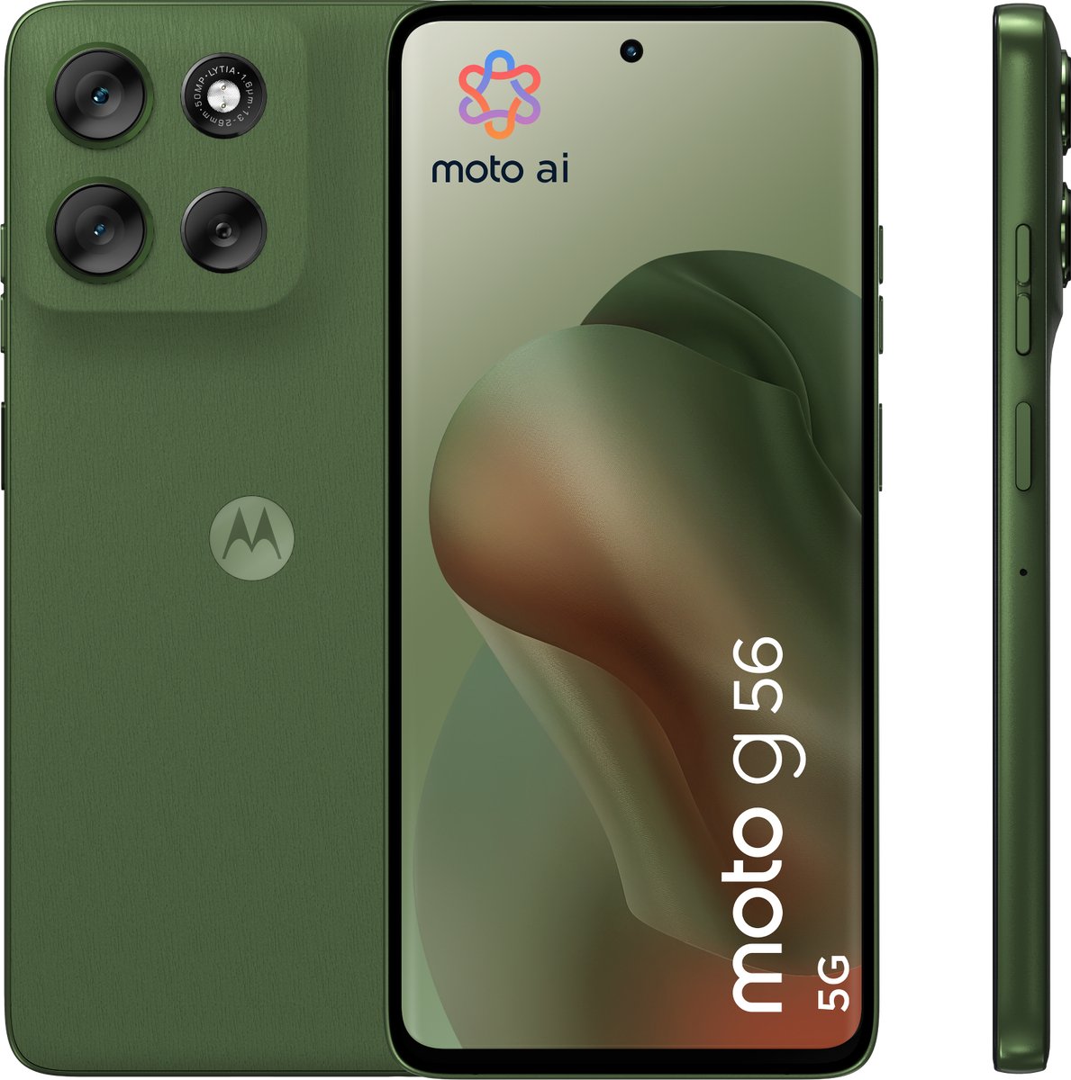 De Motorola Moto G56 5G 8GB 256GB Pantone Dill Green in één oogopslag