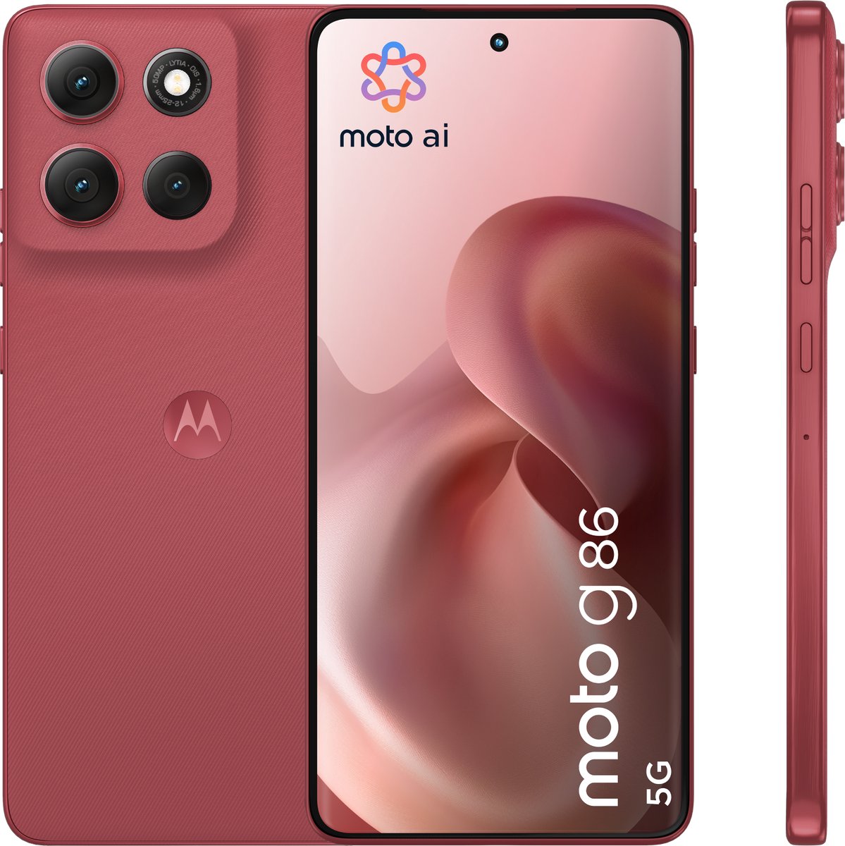 De Motorola moto g86 5G 8GB 256GB Pantone Chrysanthemum in één oogopslag