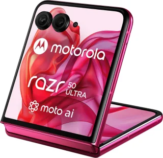 Motorola Razr 50 Ultra smartphone Roze