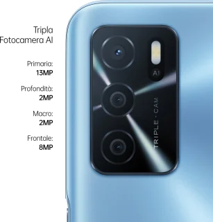 Oppo A16s Smartphone 6,5" 4GB/64GB Blauw