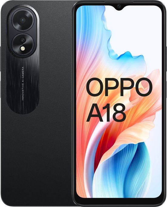 OPPO A18 128GB Glowing Black