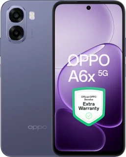 OPPO A6x 5G 4+128GB smartphone - Black/Purple