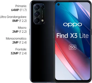 OPPO Find X3 Lite 5G 128GB Starry Black