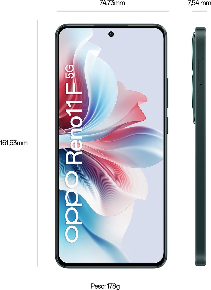 Oppo Reno 11F 6,7" 8GB 256GB Groen