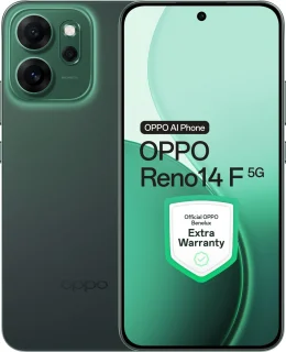 OPPO Reno14 F 5G 8/256GB Luminous Green Smartphone