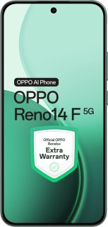 Wat vinden we goed aan de OPPO Reno14 F 5G 8/256GB Luminous Green Smartphone