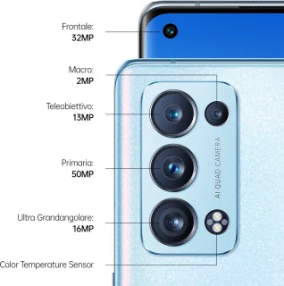 OPPO Reno6 Pro 256GB Blauw