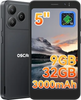 OSCAL FLAT 3C Mini smartphone zwart