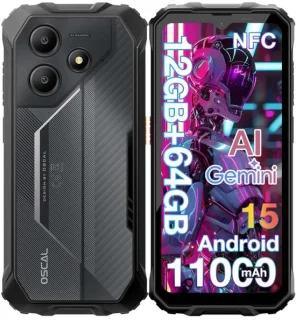 OSCAL MARINE 2 Robuuste Smartphone - Zwart