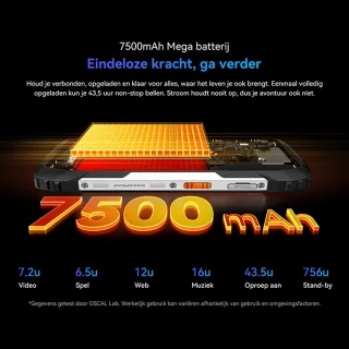 Oscal PILOT 3 5G smartphone 12GB 256GB zwart