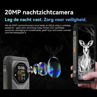 OSCAL TANK 1 - Robuuste smartphone (Oranje)