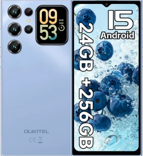 OUKITEL C62 Pro smartphone 4G, 6,88" HD, 24GB RAM, 256GB ROM