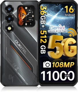 Oukitel WP66 rugged smartphone zwart