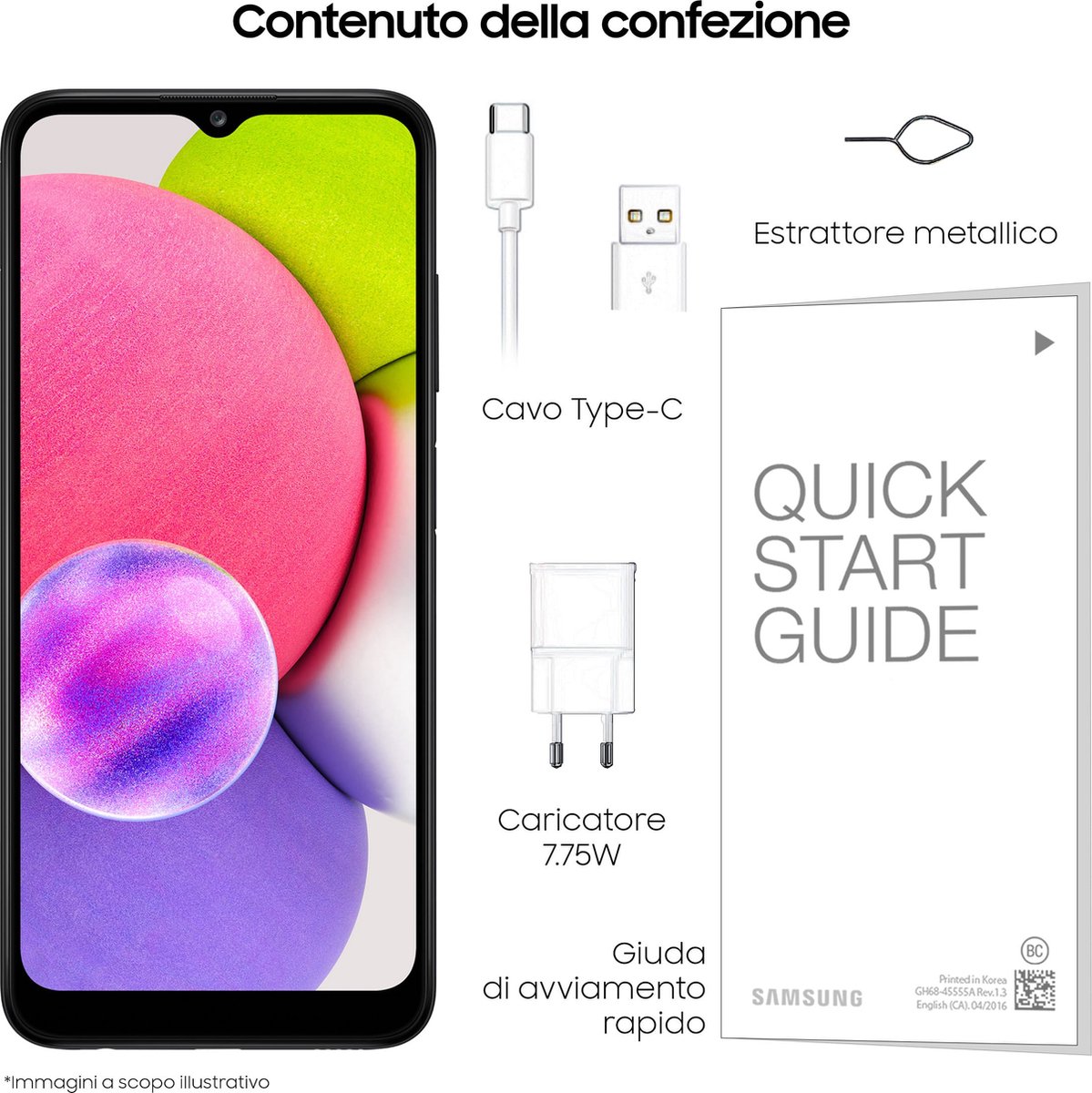 Samsung Galaxy A03s 32GB Zwart