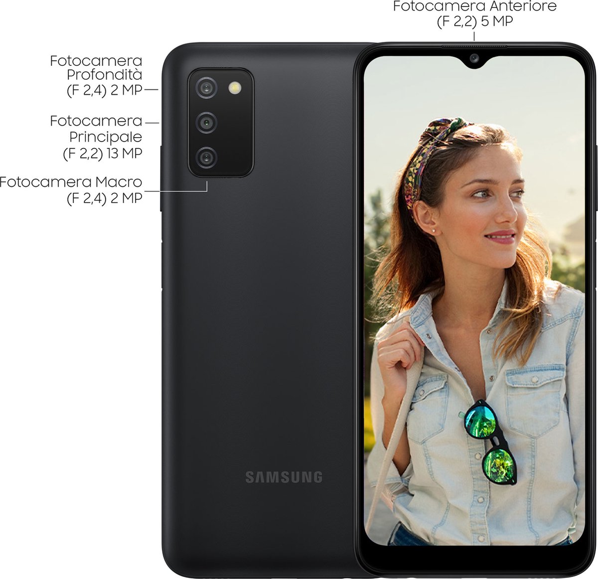 Samsung Galaxy A03s 32GB Zwart