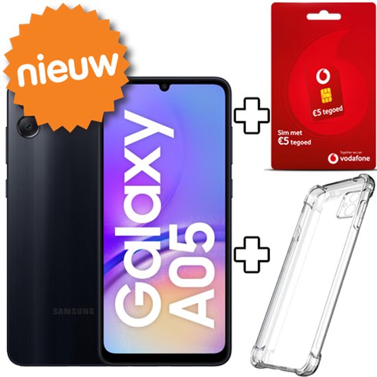 Samsung Galaxy A05 128GB + Vodafone SIM Startpakket