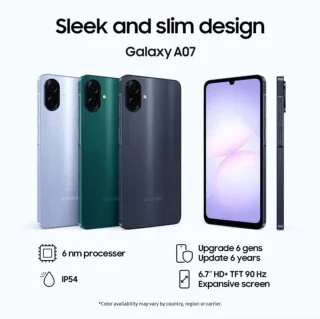 Samsung Galaxy A07 Smartphone 128GB Groen