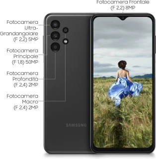 Samsung Galaxy A13 Smartphone 128GB Zwart