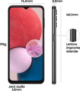 Samsung Galaxy A13 Smartphone 128GB Zwart