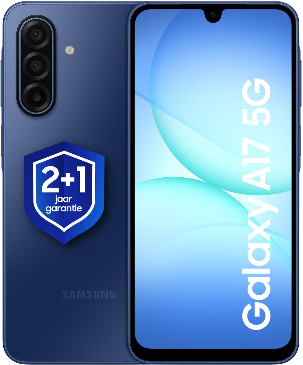 De Samsung Galaxy A17 5G 128GB Blauw in één oogopslag