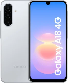 Samsung Galaxy A18 4G smartphone 128GB zilver