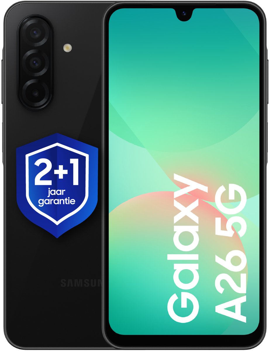 De Samsung Galaxy A26 5G 128GB Zwart in één oogopslag
