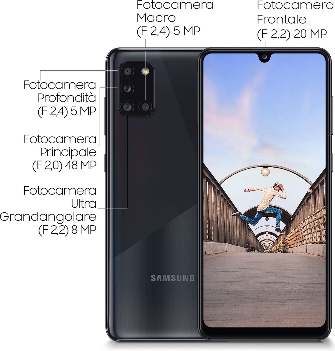 Samsung Galaxy A31 Dual-Sim 64GB Crush Black