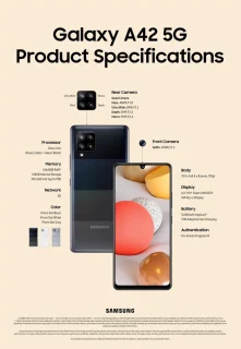 Samsung Galaxy A42 5G 128GB Prism Dot Black