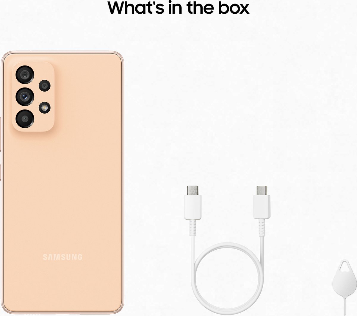 Samsung Galaxy A53 128GB Awesome Peach