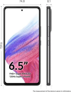 Samsung Galaxy A53 Smartphone - 128GB - Awesome Black