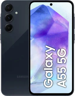 Samsung Galaxy A55 5G 256GB Navy met Smart View Wallet Case