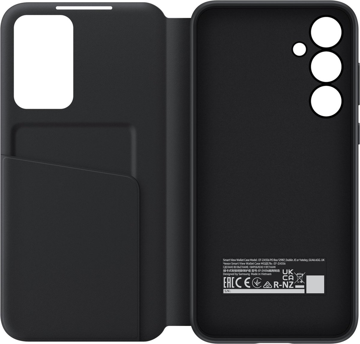 Samsung Galaxy A55 5G 256GB Navy met Smart View Wallet Case