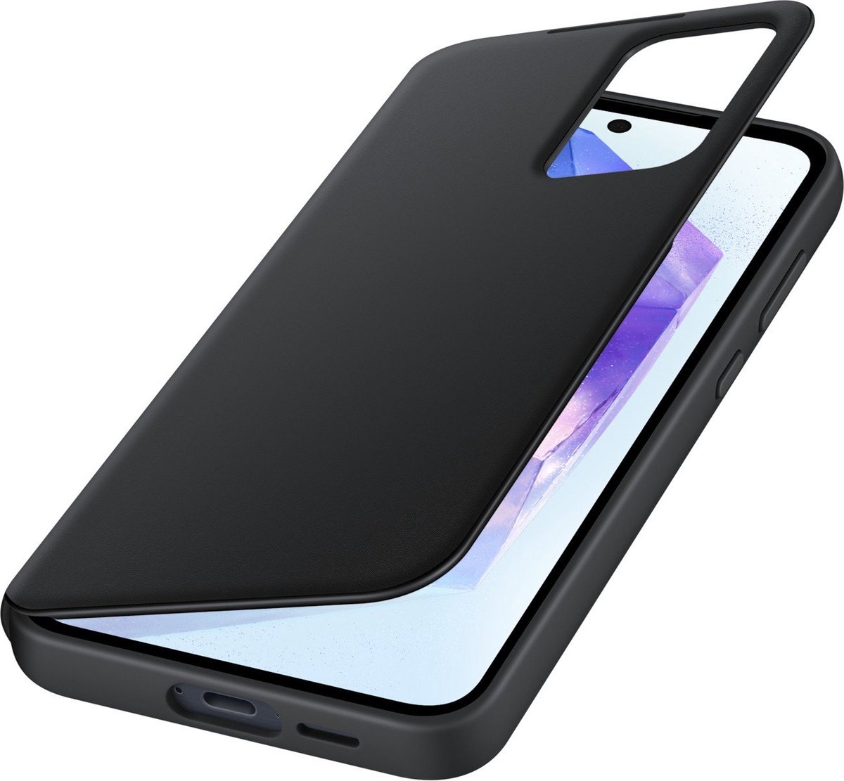 Samsung Galaxy A55 5G 256GB Navy met Smart View Wallet Case