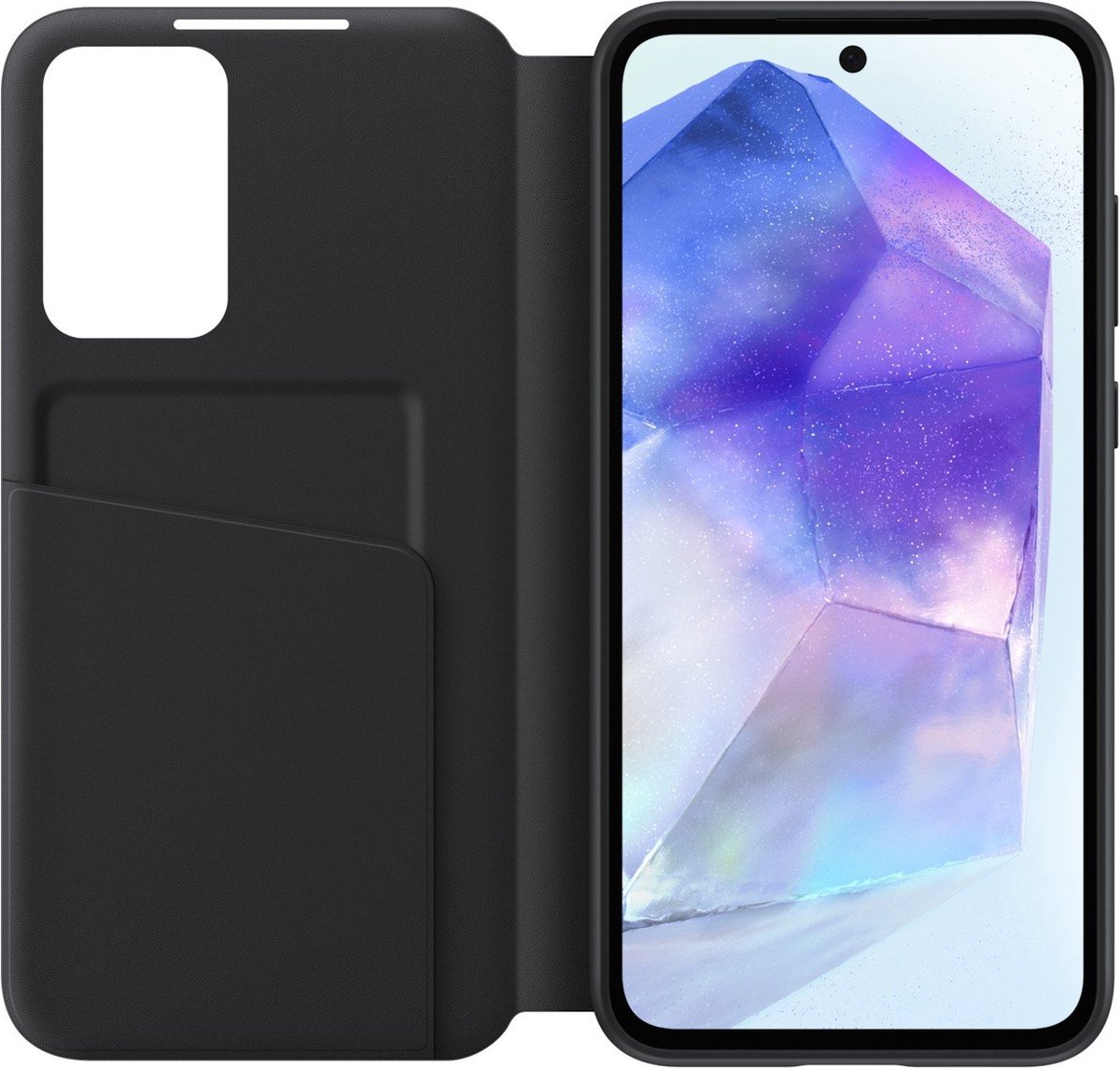 Samsung Galaxy A55 5G 256GB Navy met Smart View Wallet Case
