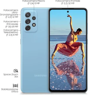 Samsung Galaxy A72 4G 128GB Awesome Blue