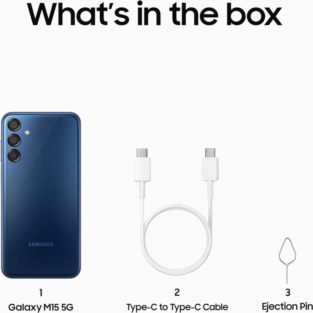 Samsung Galaxy M15 5G 128GB Blauw