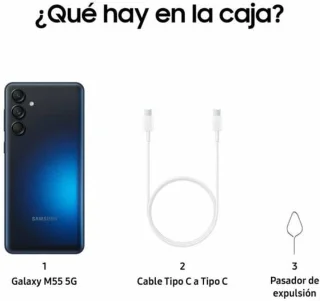 Samsung Galaxy M55 Smartphone 128 GB Zwart