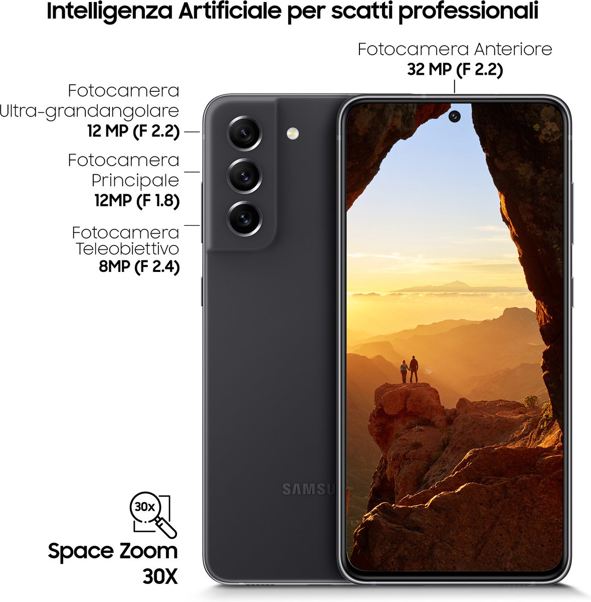 Samsung Galaxy S21 FE 5G 128GB Grafiet