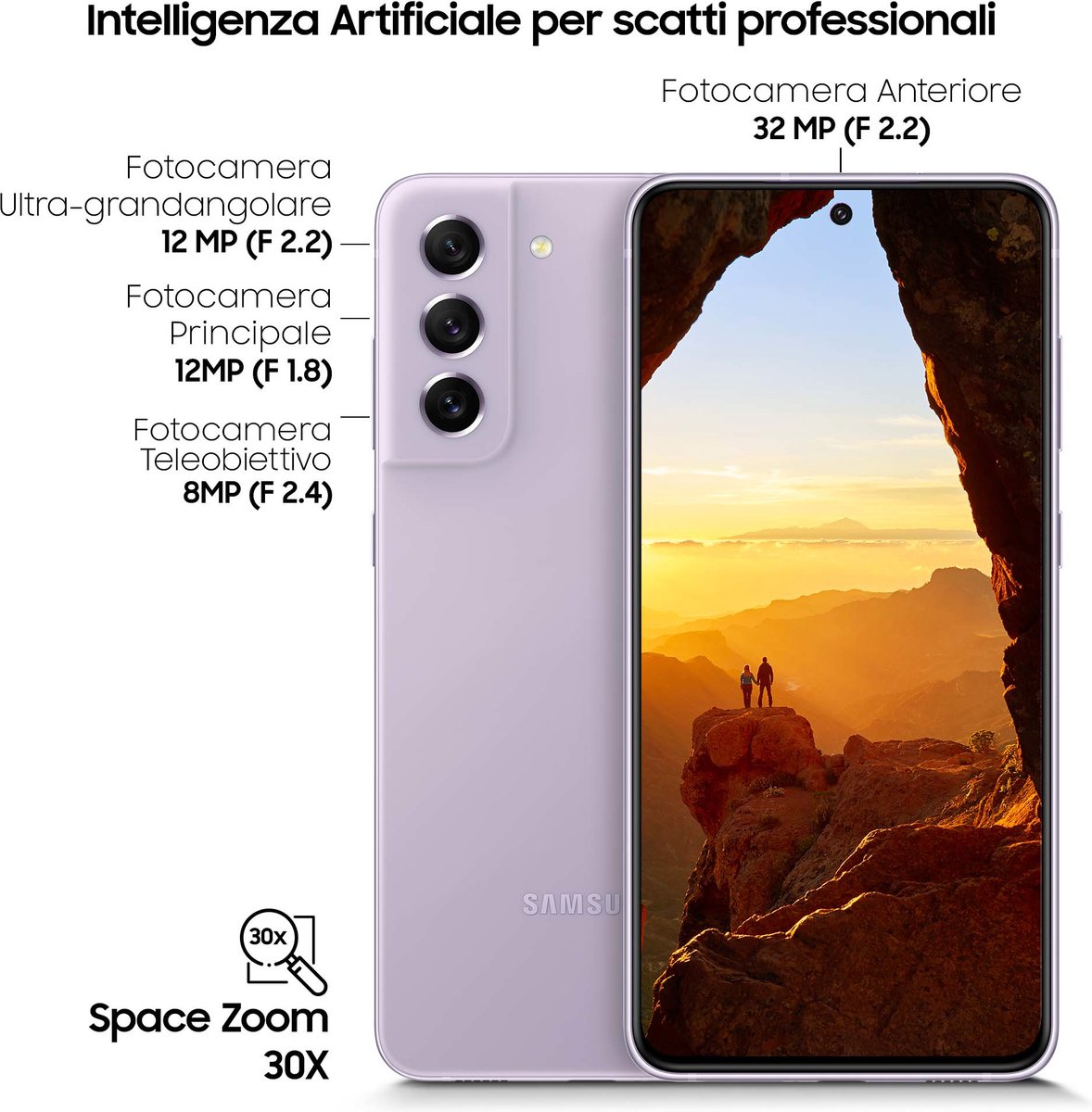 Samsung Galaxy S21 FE 5G 6GB 128GB Lavendel
