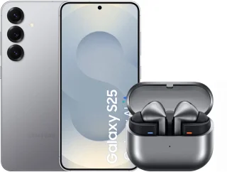Samsung Galaxy S25 5G 256GB Silver Shadow inclusief Galaxy Buds3 Pro