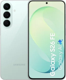 Samsung Galaxy S26 FE smartphone 256GB pistachio