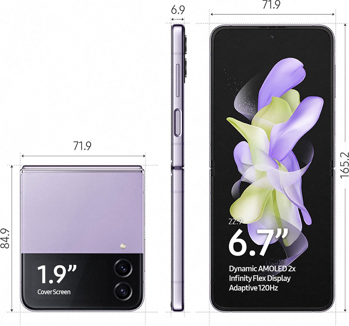 Samsung Galaxy Z Flip 4 128GB Bora Purple 5G